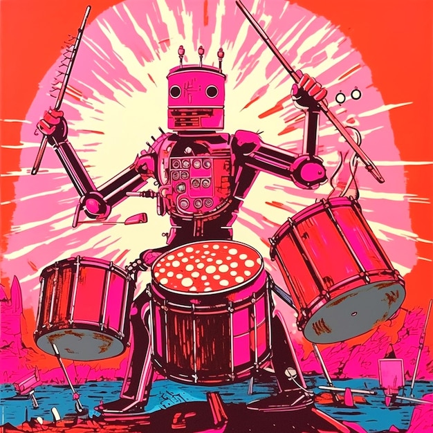 Photo graphic of drums