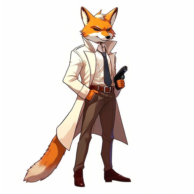 Photo graphic of fox