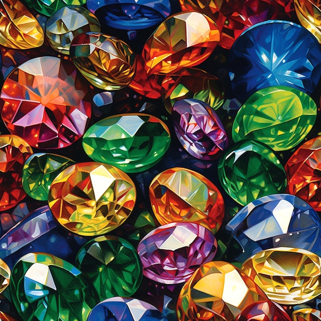 Photo graphic of gems