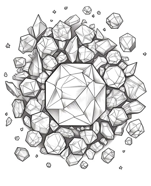 graphic of gems