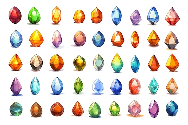 Photo graphic of gems