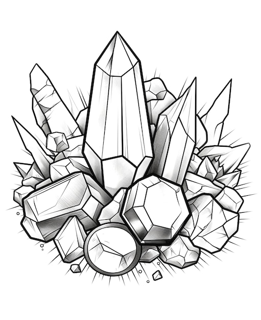 Photo graphic of gems