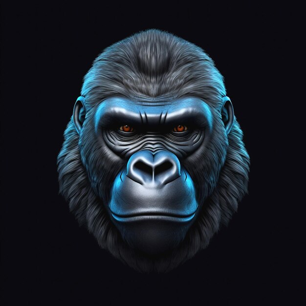 Photo graphic of gorilla