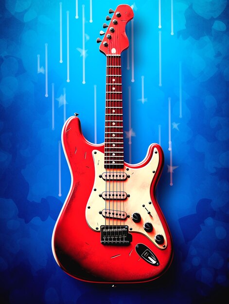 Photo graphic of guitar