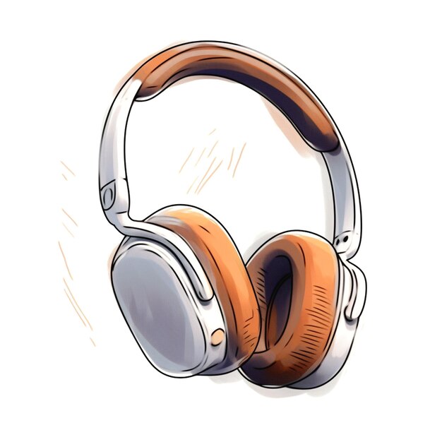 Graphic of headphones