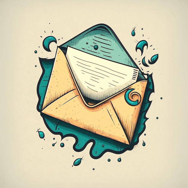 Graphic image of a letter in an envelope