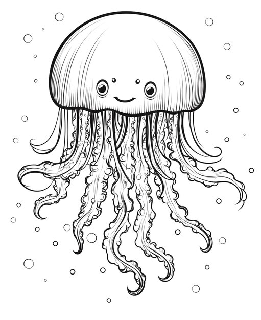 Photo graphic of jellyfish