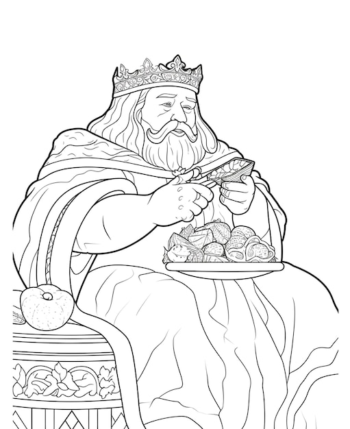 graphic of king