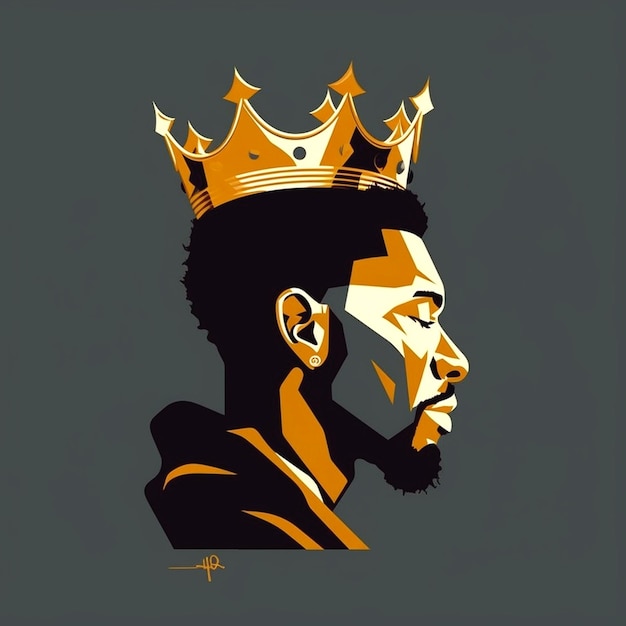 Photo graphic of king