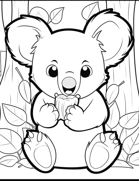 Photo graphic of koala