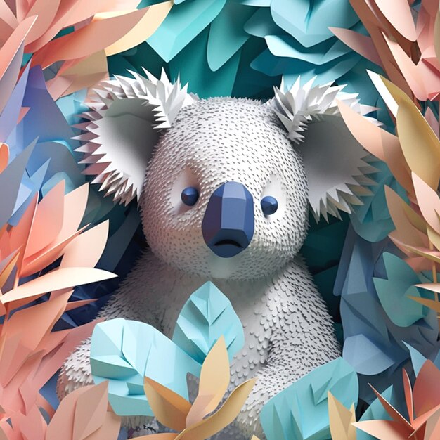 Photo graphic of koala