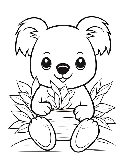 Photo graphic of koala