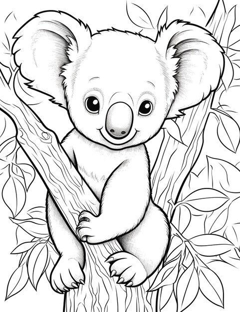 Photo graphic of koala