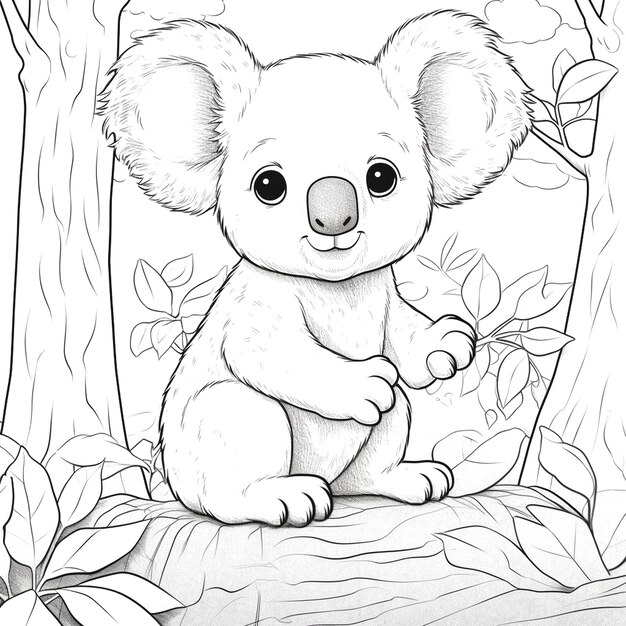 Photo graphic of koala