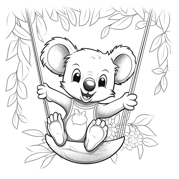 Photo graphic of koala