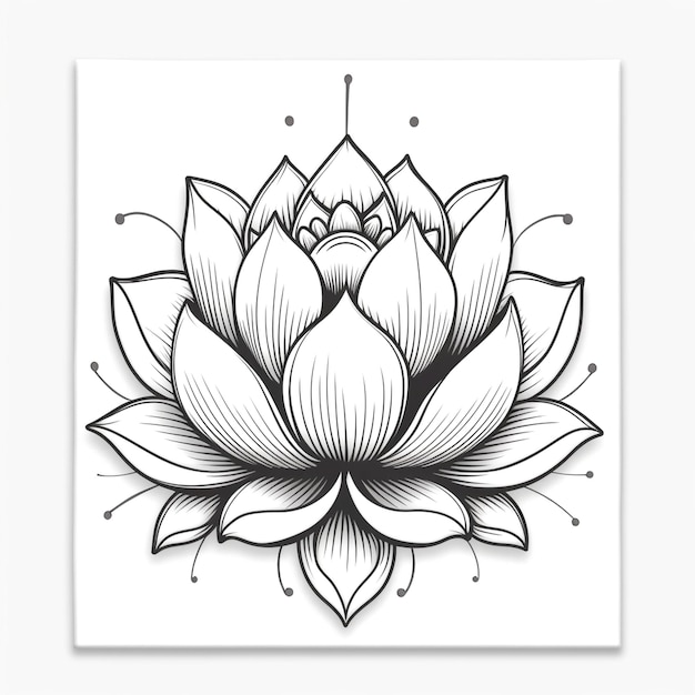 graphic of lotus