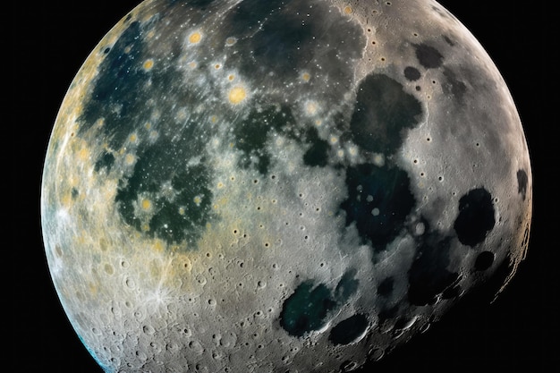 Graphic of the moon