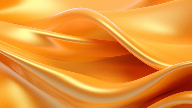 Graphic orange white wave yellow illustration background effect backdrop power design abstraction presentation shape modern art