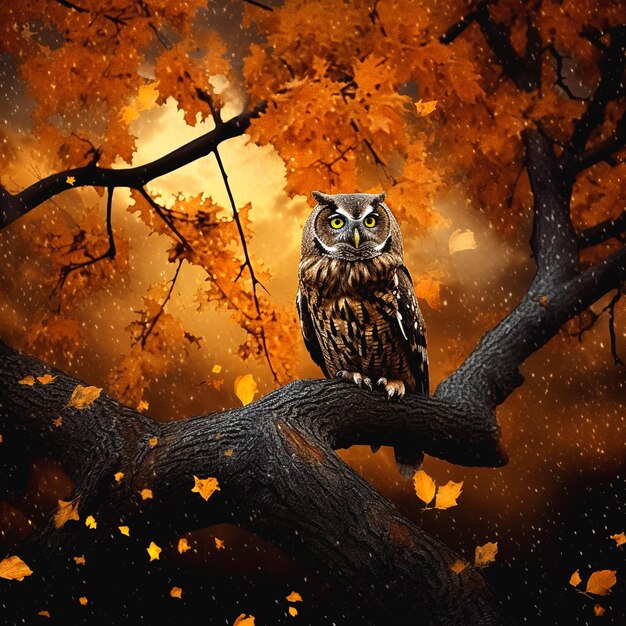 graphic of owl