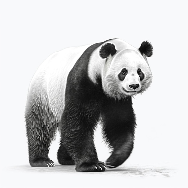 Photo graphic of panda