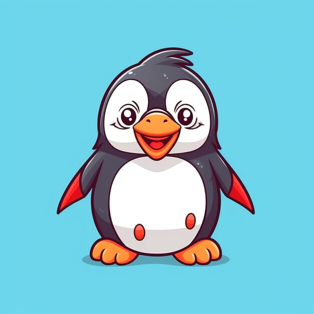 Photo graphic of penguin