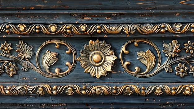 Graphic resource of wood texture ornamentation in golden tone