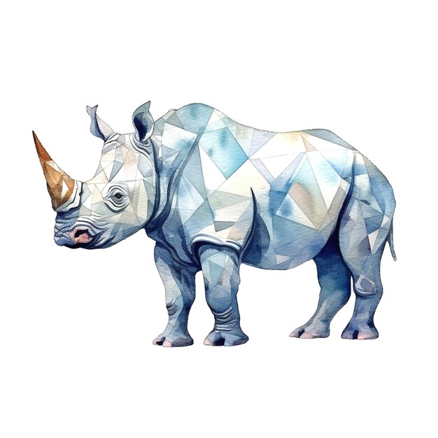 Photo graphic of rhinoceros