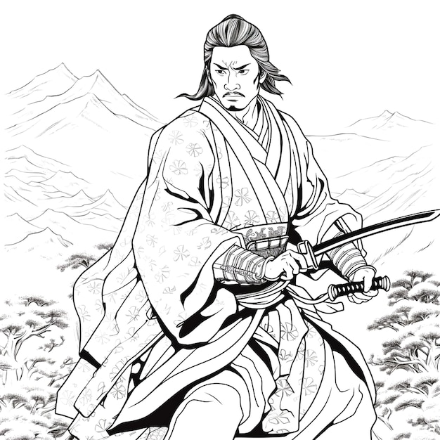 graphic of samurai