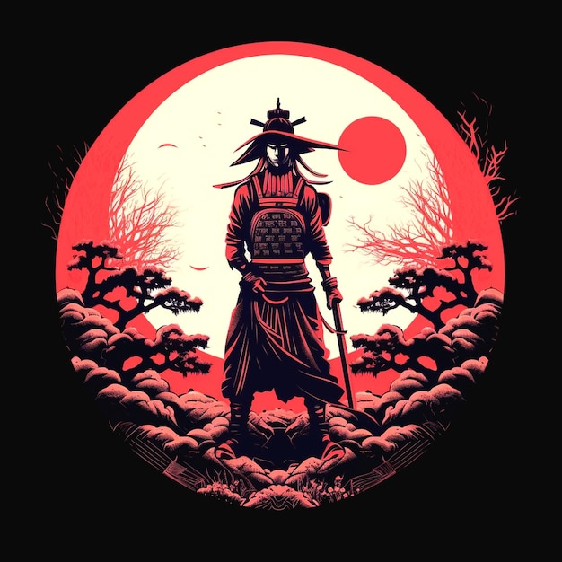 graphic of samurai