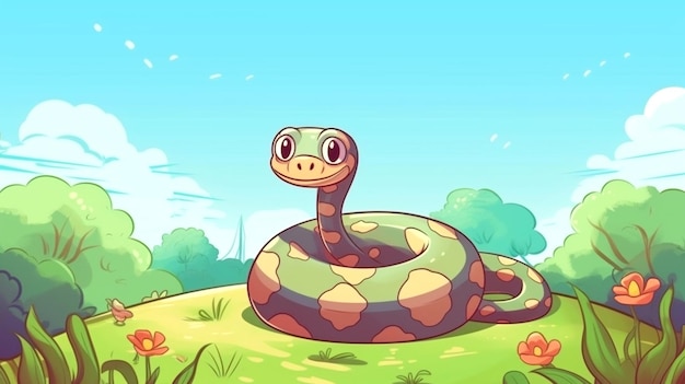 Graphic of snake