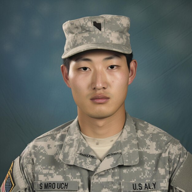 Photo graphic of soldier