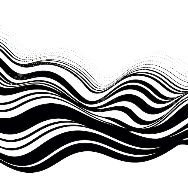 Photo graphic sound wave in black and white