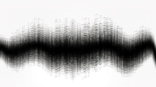 Photo graphic sound wave in black and white