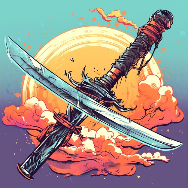 Photo graphic of sword