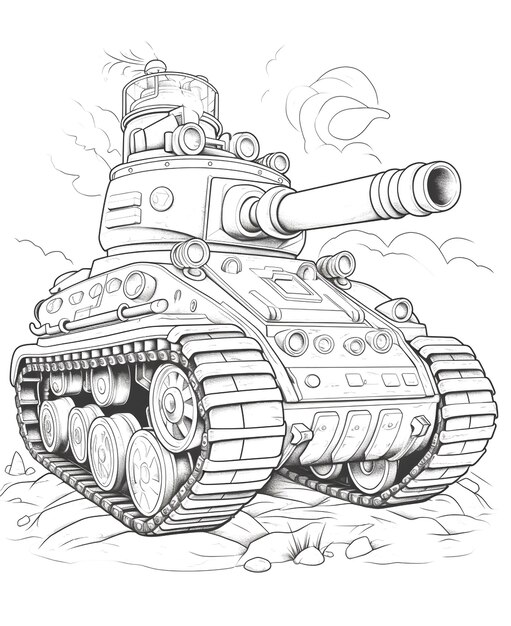 Photo graphic of tank