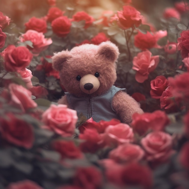 Photo graphic of teddy bear