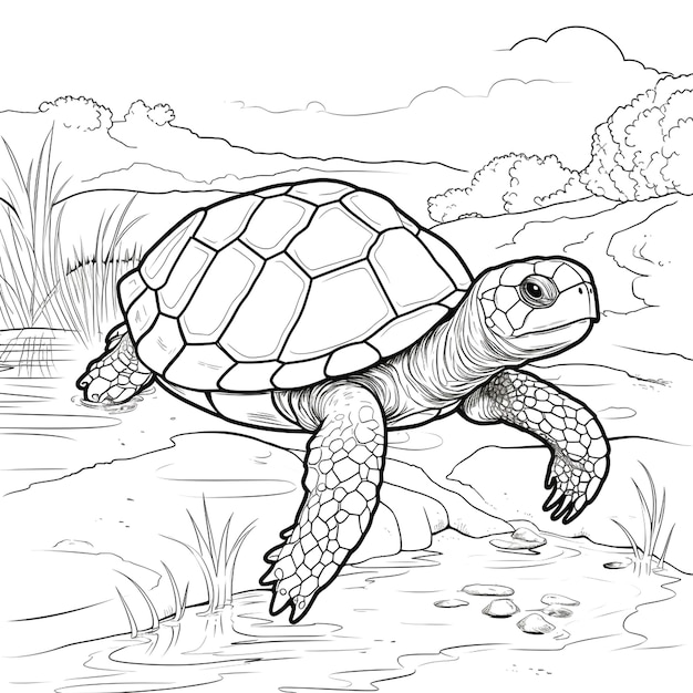 graphic of turtle