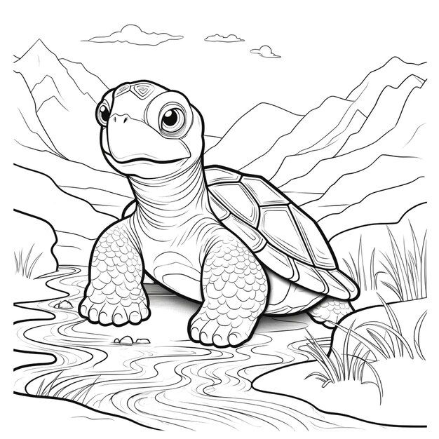 graphic of turtle