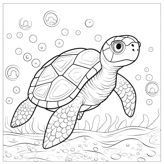 graphic of turtle