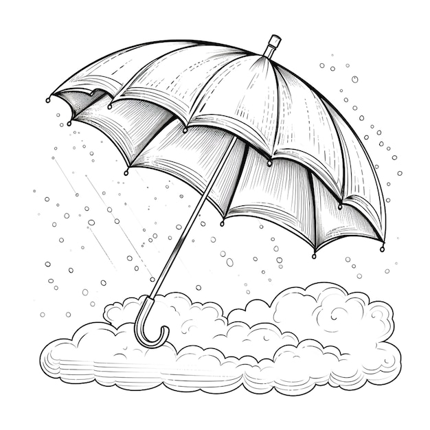 Foto grafica dell'ombrello