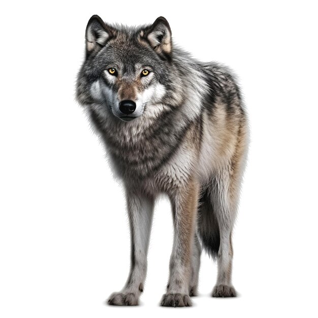 Photo graphic of wolf