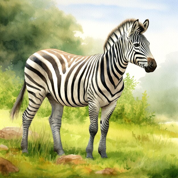 Photo graphic of zebra