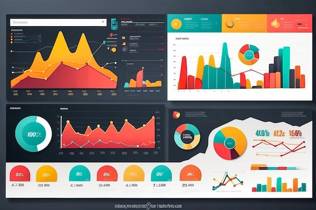 Graphically representation of a chart