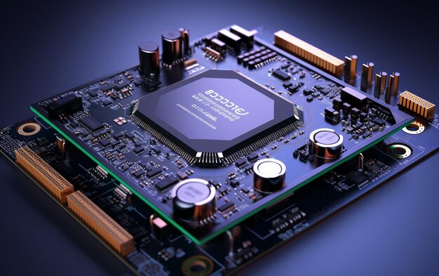 Graphics Processing Unit GPU isolated on transparent background