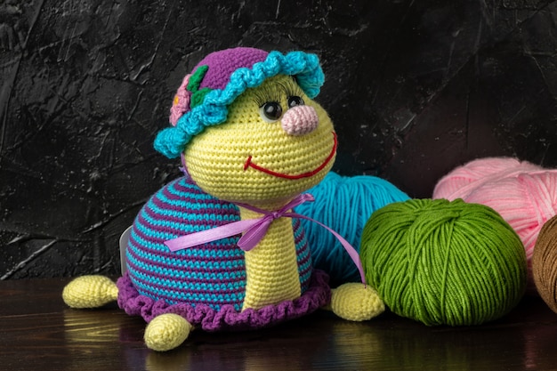 Grappig Amigurumi handgemaakt gebreid speelgoed