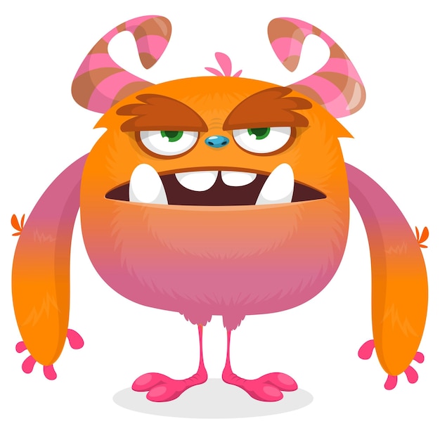 Grappige cartoon monster Vector monster illustratie