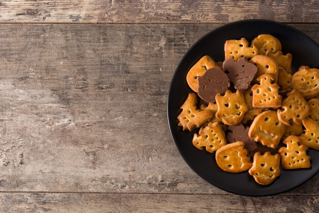 Grappige halloween-koekjes