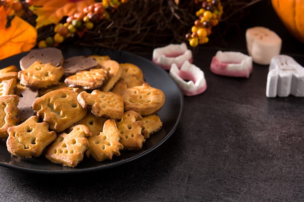 Grappige Halloween-koekjes