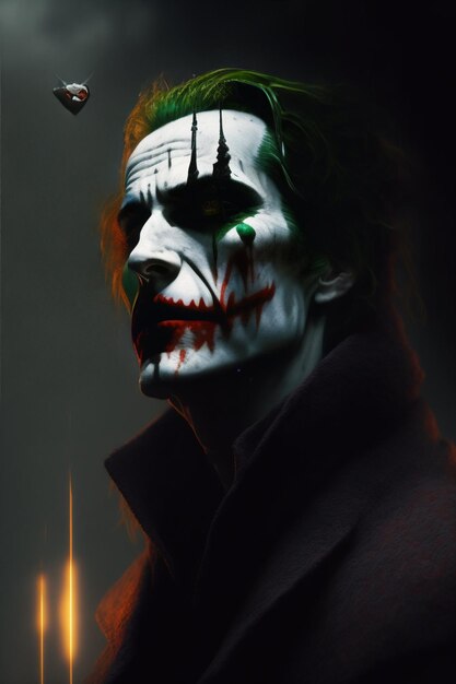 Grappige Joker afbeelding gegenereerd Ai