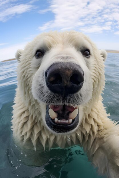 Grappige schattige Baby dieren selfie fotografie close-up